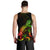 Marshall Islands Polynesian Men Tank Top - Turtle With Blooming Hibiscus Reggae - Polynesian Pride