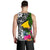 Tokelau Men Tank Top - Turtle Plumeria Banana Leaf - Polynesian Pride