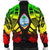 Guam Men Bomber Jackets - Polynesian Tattoo Reggae - Polynesian Pride