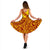 Polynesia Women's Dress - Tribal Pattern Yellow - Polynesian Pride