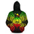 French Polynesia Polynesian ll Over Hoodie Map Reggae - Polynesian Pride