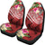 Polynesian Hawaii Car Seat Covers - Summer Plumeria (Red) - Polynesian Pride