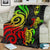 Guam Polynesian Premium Blanket - Reggae Tentacle Turtle - Polynesian Pride