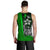 Yap Micronesia Men's Tank Top Green - Turtle With Hook - Polynesian Pride