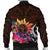 Polynesian Men's Bomber Jackets - Hawaii Kanaka Maoli & Hibiscus Flowers With Polynesian Patterns - Polynesian Pride