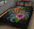 Hawaii Quilt Bed Set - Hawaii Hibiscus Cephalofoil Tattoo - Polynesian Pride