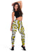 Polynesian Maori Ethnic Ornament Yellow Hawaii Women's Leggings AH - Polynesian Pride