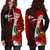 Pohnpei Micronesia Custom Personalised Women's Hoodie Dress - Coat Of Arm With Hibiscus - Polynesian Pride