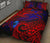 Samoa Quilt Bed Set - Blue Shark Polynesian Tattoo - Polynesian Pride