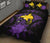 Papua New Guinea Polynesian Quilt Bed Set Hibiscus Purple - Polynesian Pride