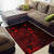 Yap Area Rugs Turtle Hibiscus Red - Polynesian Pride