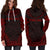 Palau Women's Hoodie Dress - Polynesian Red Chief - Polynesian Pride