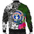 Northern Mariana Islands Men Bomber Jacket - Turtle Plumeria Banana Leaf - Polynesian Pride