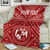 Tonga Personalised Premium Blanket - Tonga Seal With Polynesian Tattoo Style (Red) - Polynesian Pride