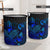 Tonga Laundry Basket - Polynesian Turtle Hibiscus Blue - Polynesian Pride