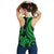 Cook Islands Women's Racerback Tank - Green Tentacle Turtle - Polynesian Pride