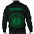 Hawaii Kakau Polynesian Coat Of Arms Men's Bomber Jacket - Green - Polynesian Pride