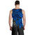 Samoa Polynesian Men's Tank Top - Blue Turtle - Polynesian Pride