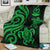 Vanuatu Premium Blanket - Green Tentacle Turtle - Polynesian Pride