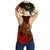 Vanuatu Polynesian Women's Racerback Tank - Red Shark Polynesian Tattoo - Polynesian Pride