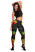 Wallis and Futuna Women's Leggings - Reggae Tentacle Turtle Reggae - Polynesian Pride