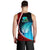 Aotearoa Rugby Black Maori Men Tank Top Kiwi and Silver Fern New Zealand - Polynesian Pride