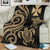 Wallis and Futuna Premium Blanket - Gold Tentacle Turtle - Polynesian Pride