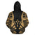 Kosrae All Over Custom Zip up Hoodie Gold Tattoo Style - Polynesian Pride