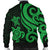 Nauru Men's Bomber Jacket - Green Tentacle Turtle - Polynesian Pride