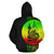 New Caledonia Polynesian All Over Custom Hoodie Reggae Line - Polynesian Pride