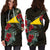 Tokelau Hoodie Dress - Tokelau Flag Hibiscus - Polynesian Pride