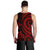 Kosrae Micronesian Men Tank Top - Red Tentacle Turtle - Polynesian Pride