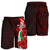 Pohnpei Micronesia Men's Shorts - Coat Of Arm With Hibiscus - Polynesian Pride