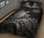 American Samoa Polynesian Quilt Bed Set - Polynesian Turtle (Silver) - Polynesian Pride