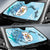 Niue Auto Sun Shades - Custom Personalised Polynesian Turtle Under The Sea - Polynesian Pride