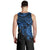 Kosrae Polynesian Tank Top (Men) - Blue Turtle - Polynesian Pride