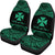 Wallis and Futuna Polynesian Car Seat Covers - Pride Green Version - Polynesian Pride