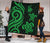 New Caledonia Premium Quilt - Green Tentacle Turtle - Polynesian Pride