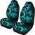 Fiji Polynesian Car Seat Covers - Turquoise Tentacle Turtle - Polynesian Pride