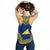 Tokelau Women's Racerback Tank - Polynesian Chief Flag Version - Polynesian Pride