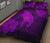 Hawaiian Whale Swim Hibiscus Polynesian Quilt Bedding Set - Purple - Polynesian Pride