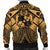 Tonga Polynesian Men's Bomber Jacket - Tonga Gold Seal Polynesian Tattoo - Polynesian Pride