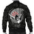 Hawaii Polynesian Warrior Mask Men's Bomber Jacket - AH - Toon Style - Polynesian Pride