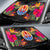 French Polynesia Auto Sun Shades - Hibiscus Pattern - Polynesian Pride