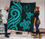 Chuuk Micronesian Premium Quilt - Turquoise Tentacle Turtle - Polynesian Pride