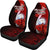 Marshall Islands Polynesian Car Seat Covers - Coat Of Arm With Hibiscus - Polynesian Pride