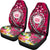 Hawaii Polynesian Car Seat Covers - Hawaii Seal With Turtle Plumeria (Pink) - Polynesian Pride