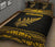 Aotearoa New Zealand Maori Quilt Bed Set Silver Fern Yellow - Polynesian Pride