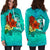 Tonga Women's Hoodie Dress - Tropical Flowers Style - Polynesian Pride