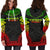 Kanaka Maoli Women's Hoodie Dress - Polynesian Reggae Chief - Polynesian Pride